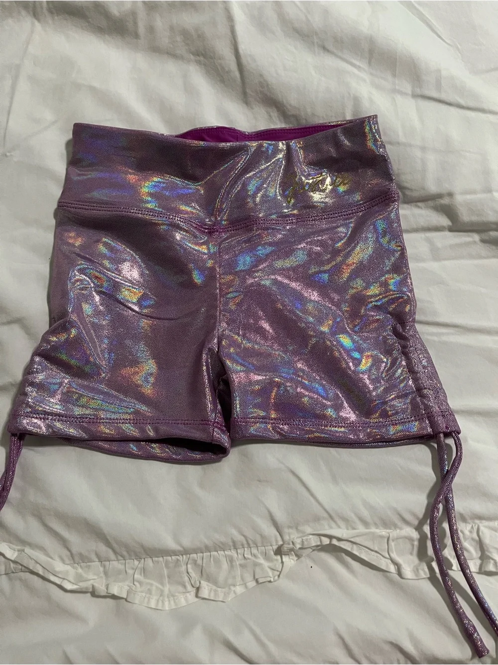 Justice gymnastics shorts size 5/6